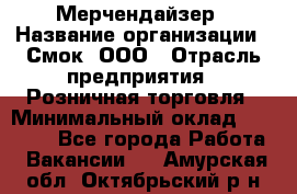 Мерчендайзер › Название организации ­ Смок, ООО › Отрасль предприятия ­ Розничная торговля › Минимальный оклад ­ 20 000 - Все города Работа » Вакансии   . Амурская обл.,Октябрьский р-н